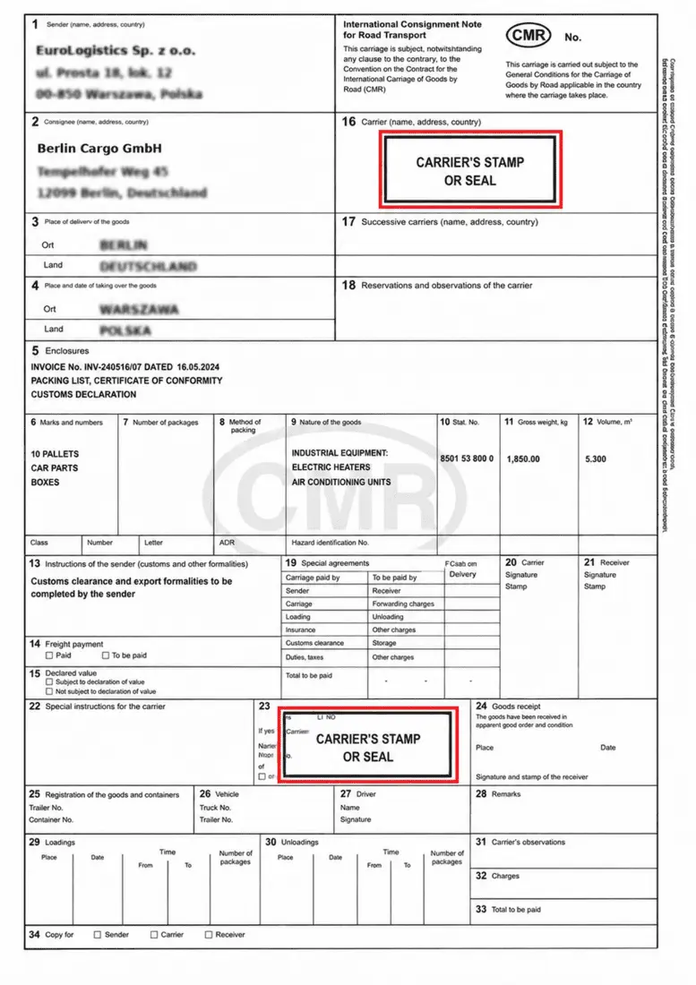 Customs Documents in the EU: CMR, T1, T2, TIR Carnet: What Every Driver Should Know